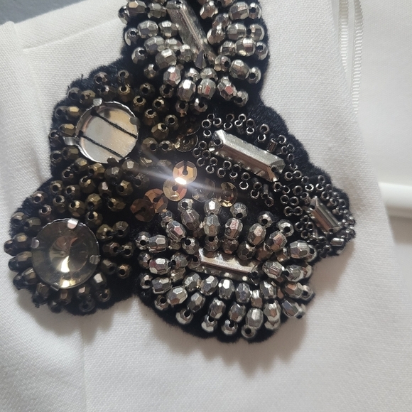 Zara Trafaluc white short sleeve dress S - Picture 9 of 9